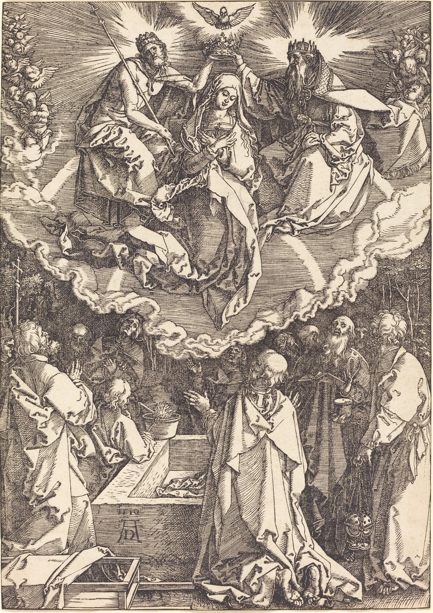 Jungfruns antagande och kröning av Albrecht Dürer
