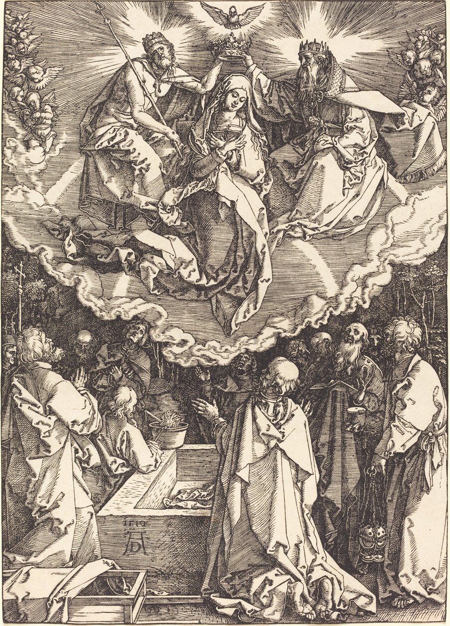 Jungfruns antagande och kröning av Albrecht Dürer
