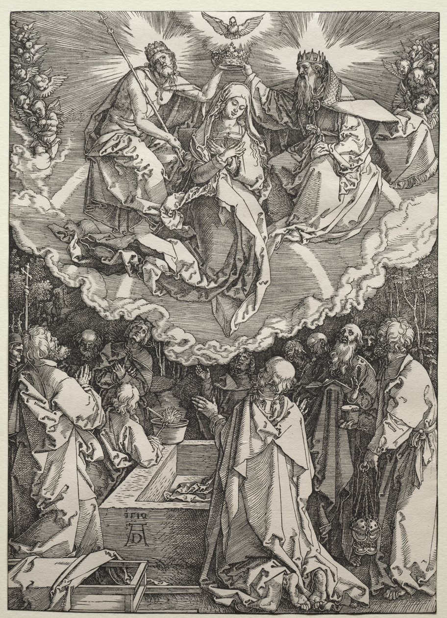 Jungfruns antagande och kröning av Albrecht Dürer