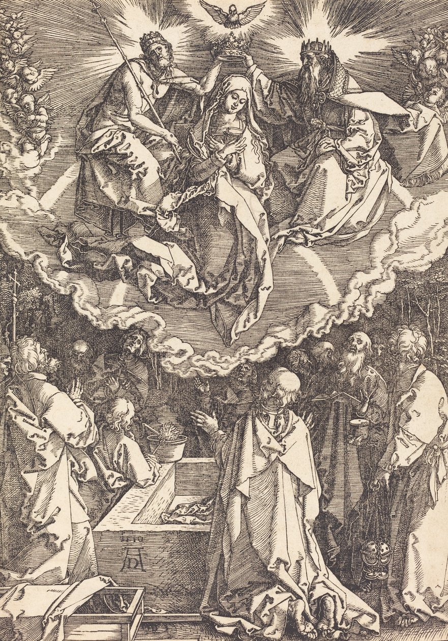 Jungfruns antagande och kröning, 1510. av Albrecht Dürer