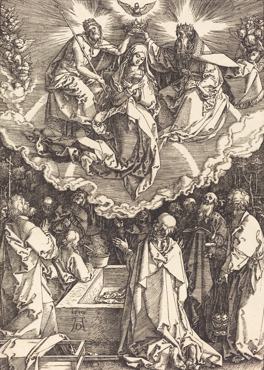 Jungfruns antagande och kröning, 1510. av Albrecht Dürer