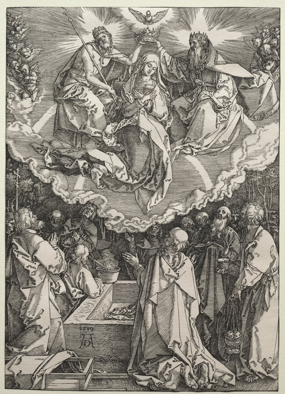 Jungfruns antagande och kröning, 1510. av Albrecht Dürer
