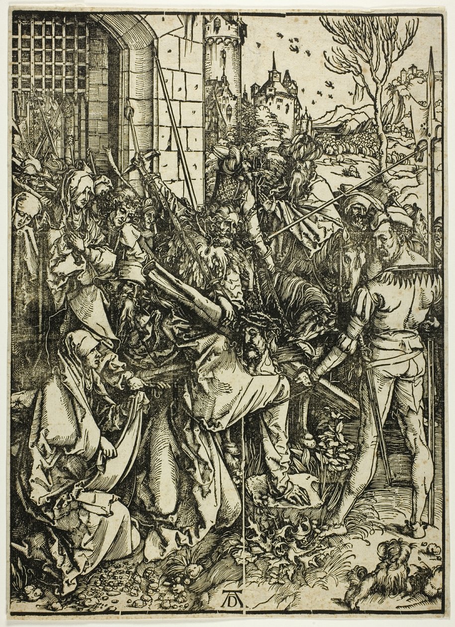 The Bearing of the Cross, från The Large Passion av Albrecht Dürer