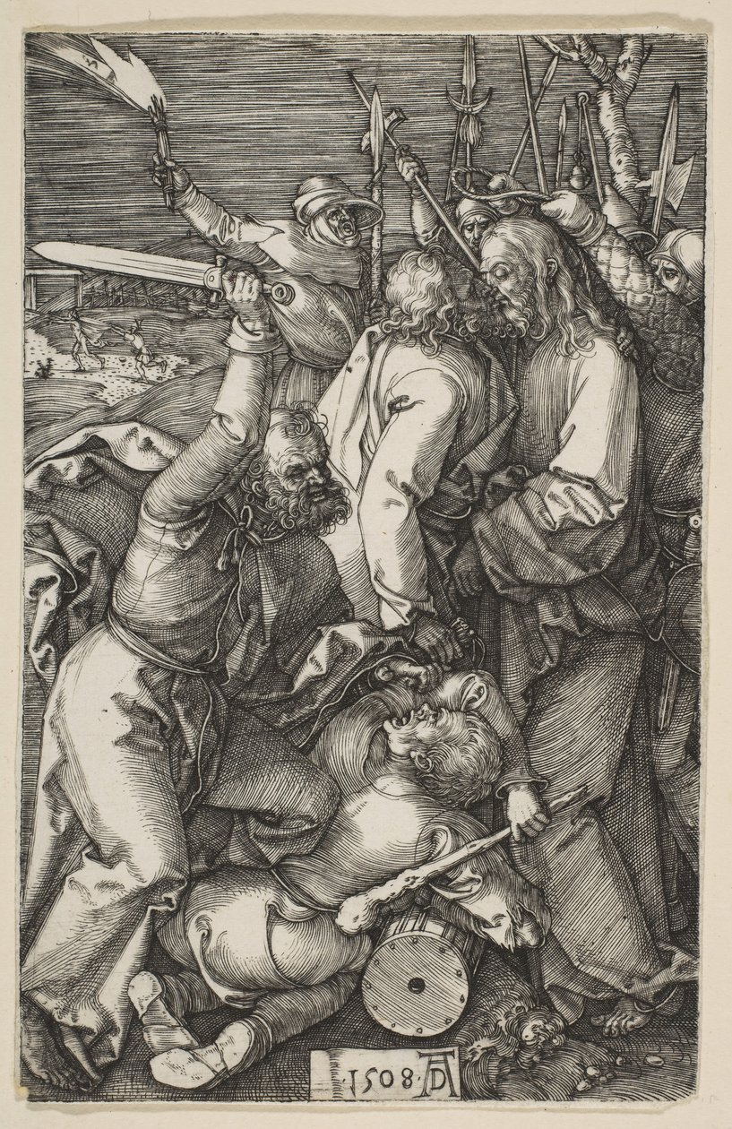 The Betrayal of Christ, från The Passion, 1508. av Albrecht Dürer