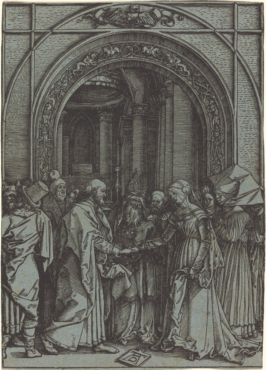 Jungfruns trolovning av Albrecht Dürer