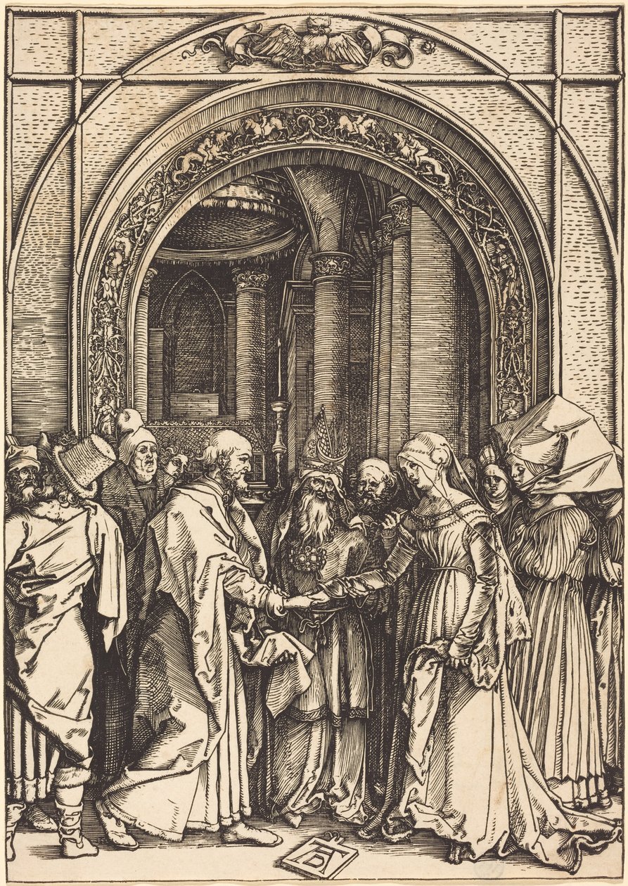 Jungfru Marias förlovning av Albrecht Dürer