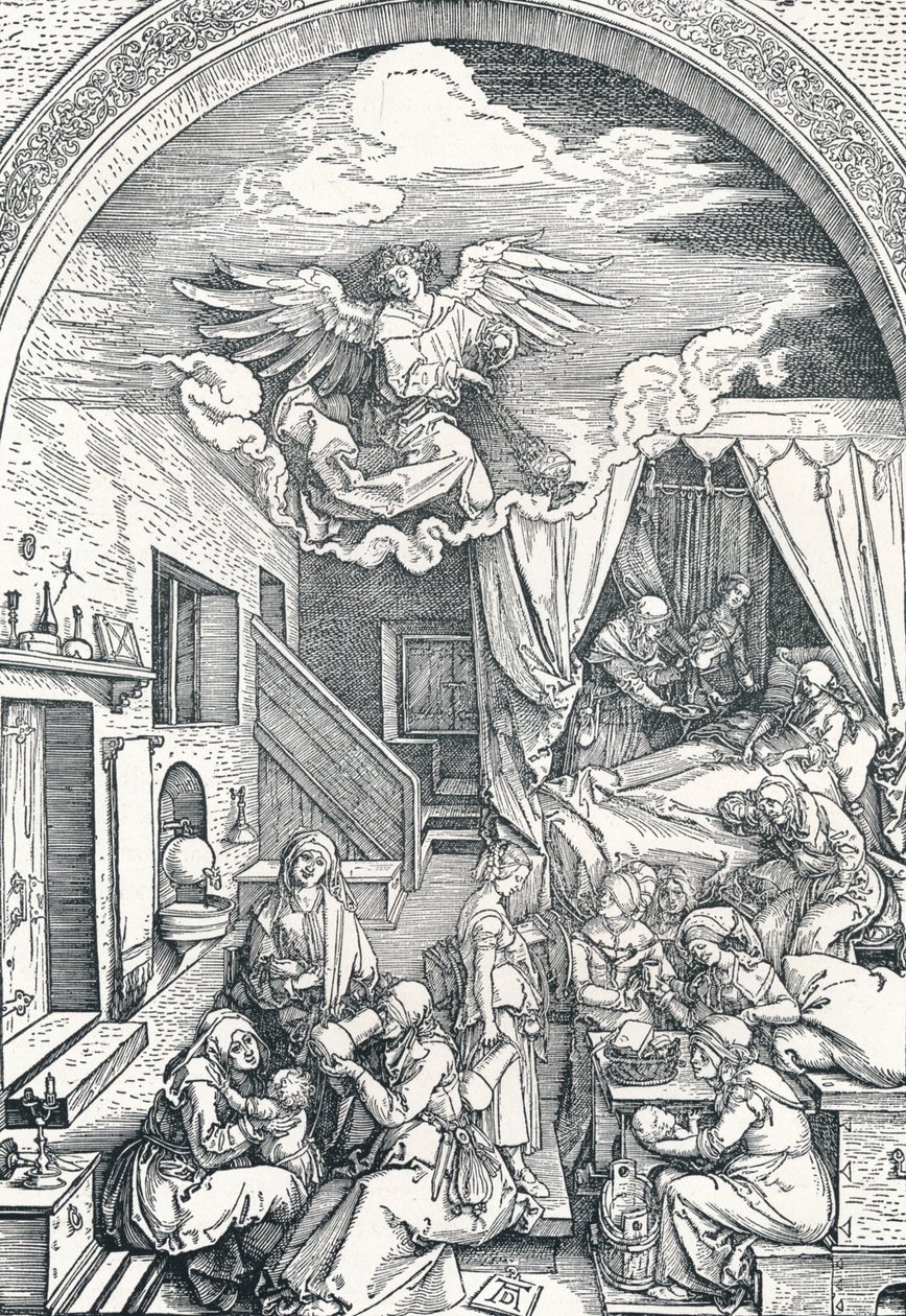 Jungfru Marias födelse, c1503-1504, 1906 av Albrecht Dürer