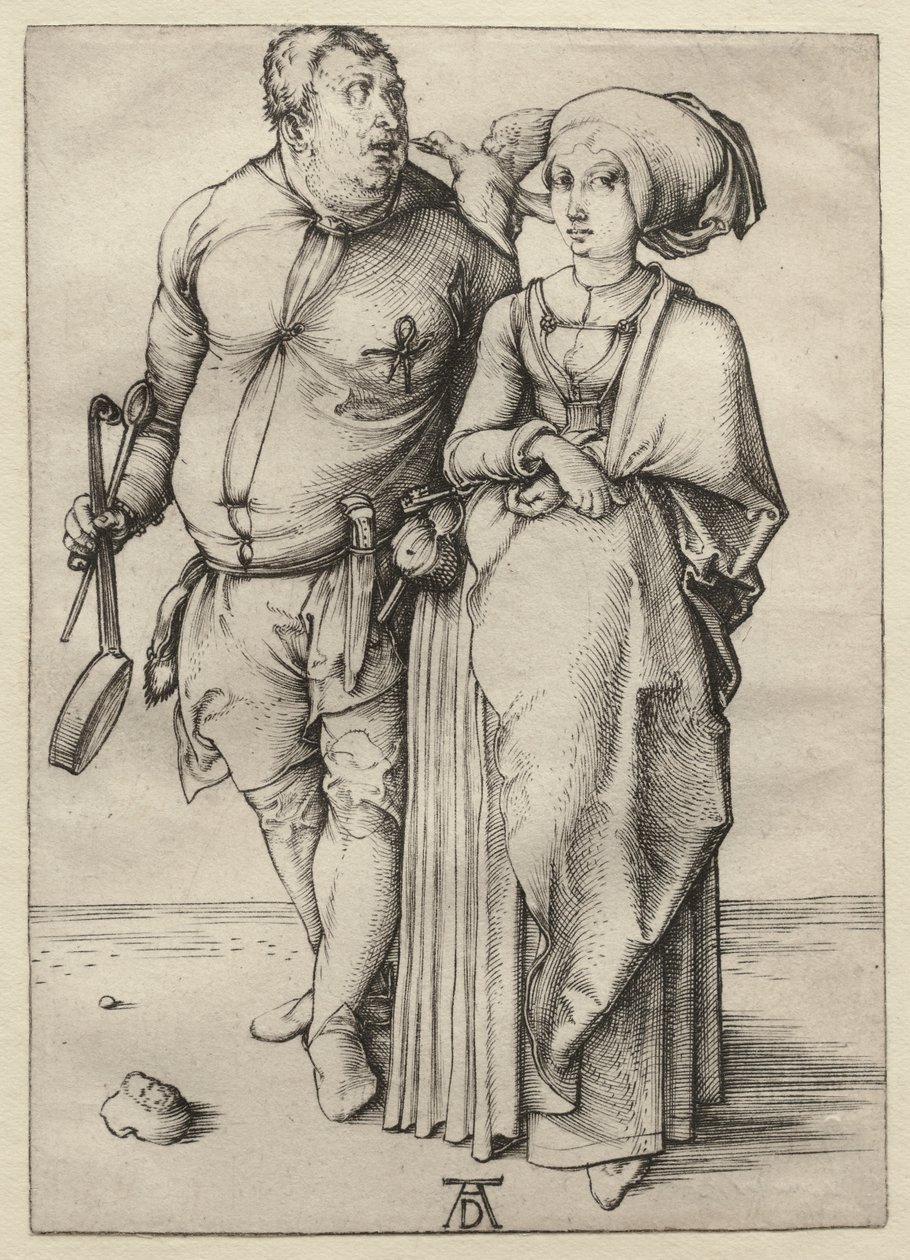 Kocken och hans hustru av Albrecht Dürer