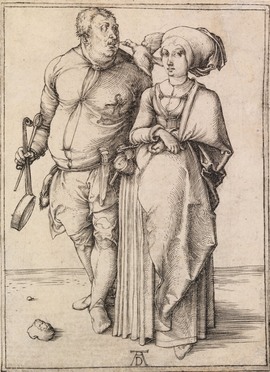Kocken och hans hustru av Albrecht Dürer