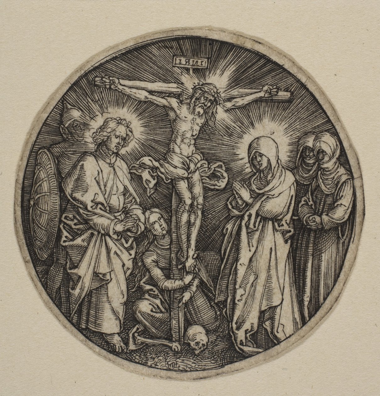 Korsfästelsen (rund) av Albrecht Dürer