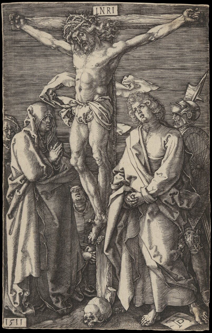 Korsfästelsen, ur ”The Passion” av Albrecht Dürer