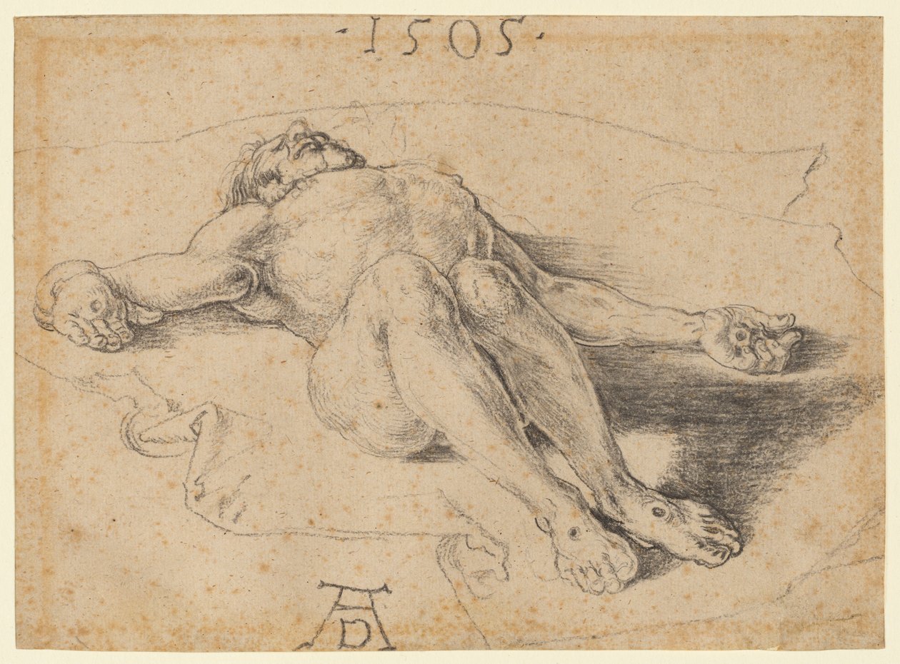 Den döde Kristus, 1505. av Albrecht Dürer