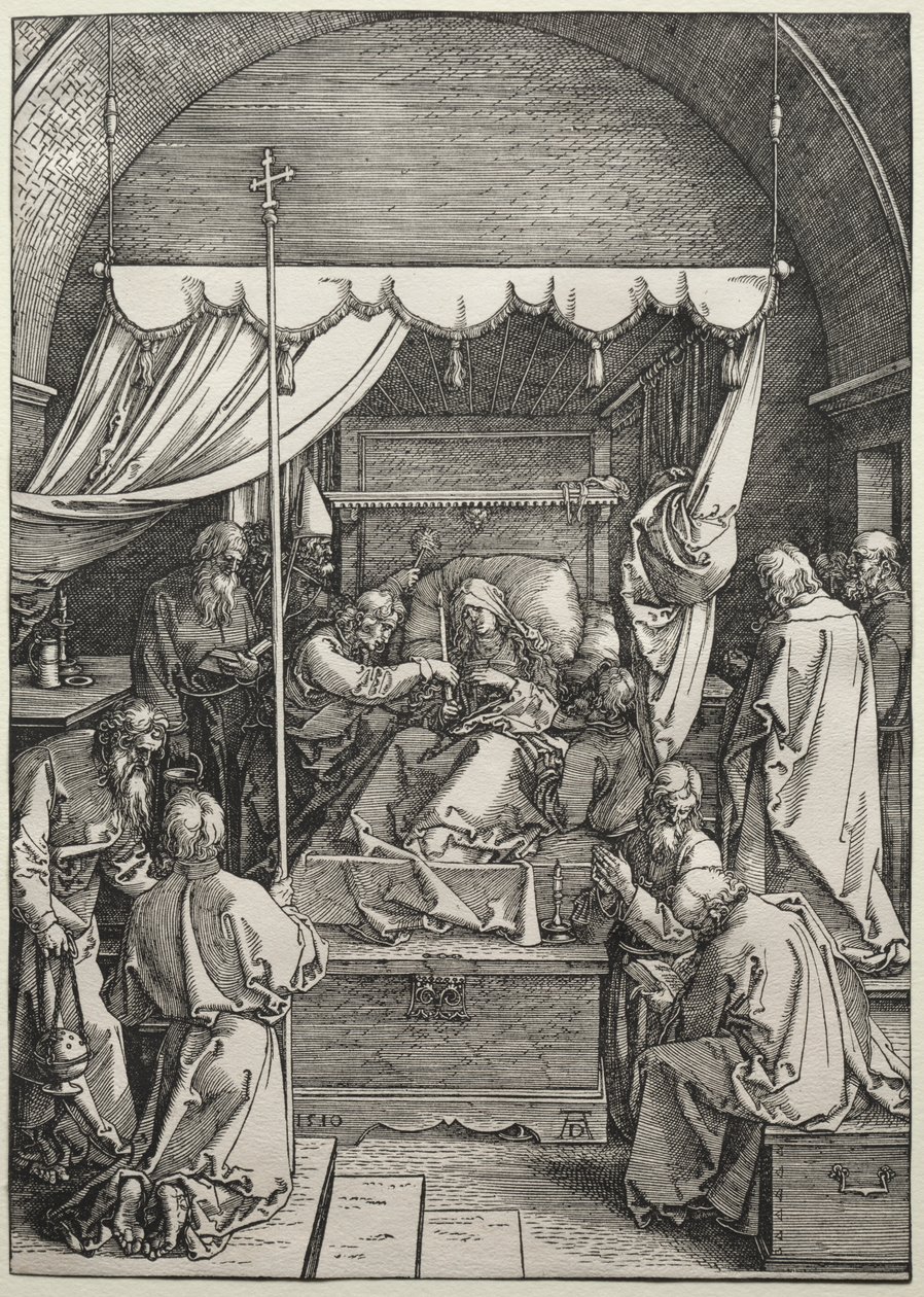 Jungfruns död, 1510. av Albrecht Dürer