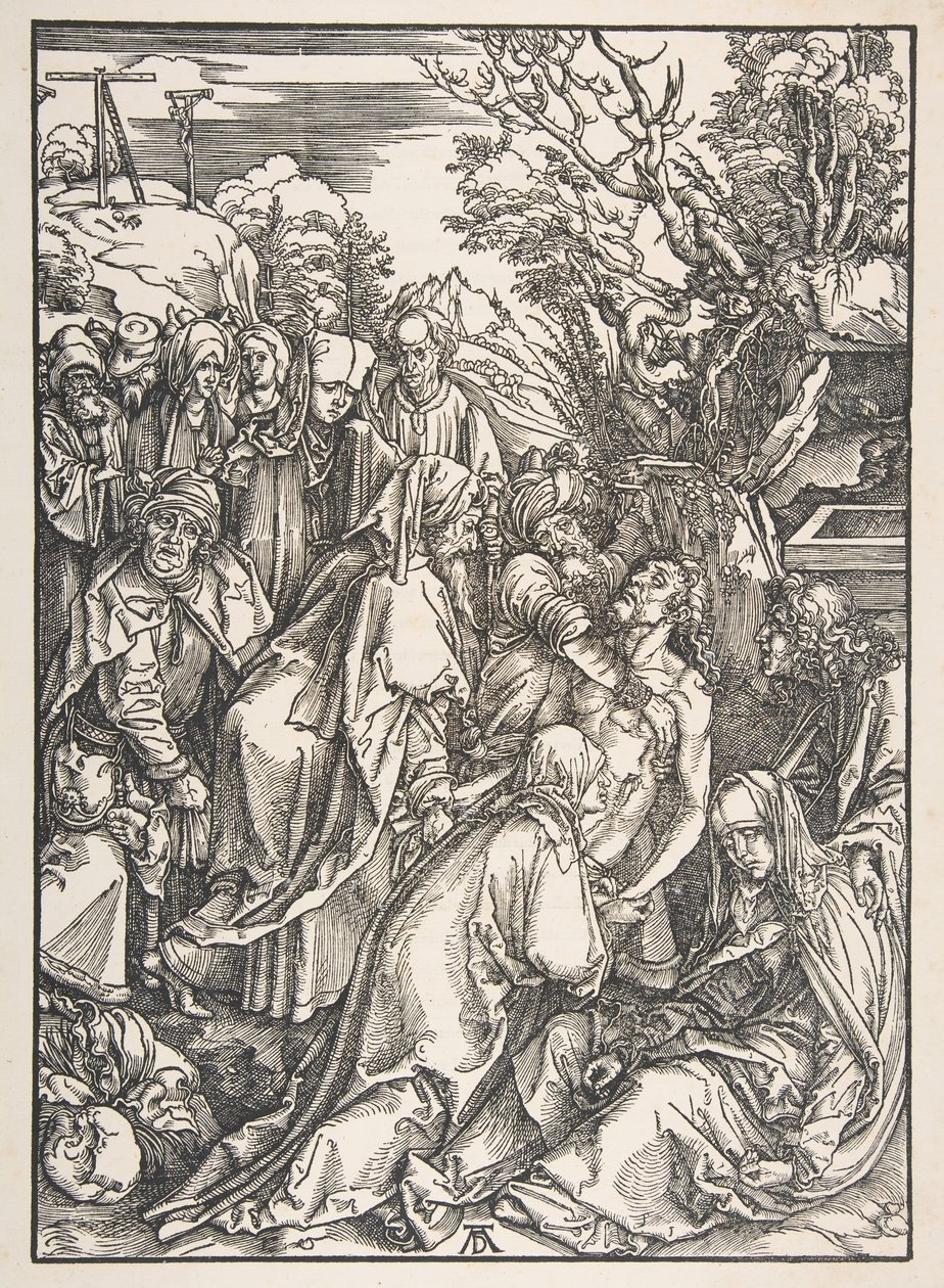 The Deposition of Christ, från The Large Passion.n.d. av Albrecht Dürer
