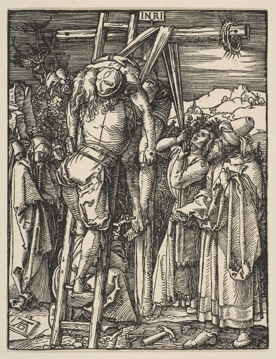 Nedstigningen från korset, från Den lilla passionen, ca. 1509. av Albrecht Dürer