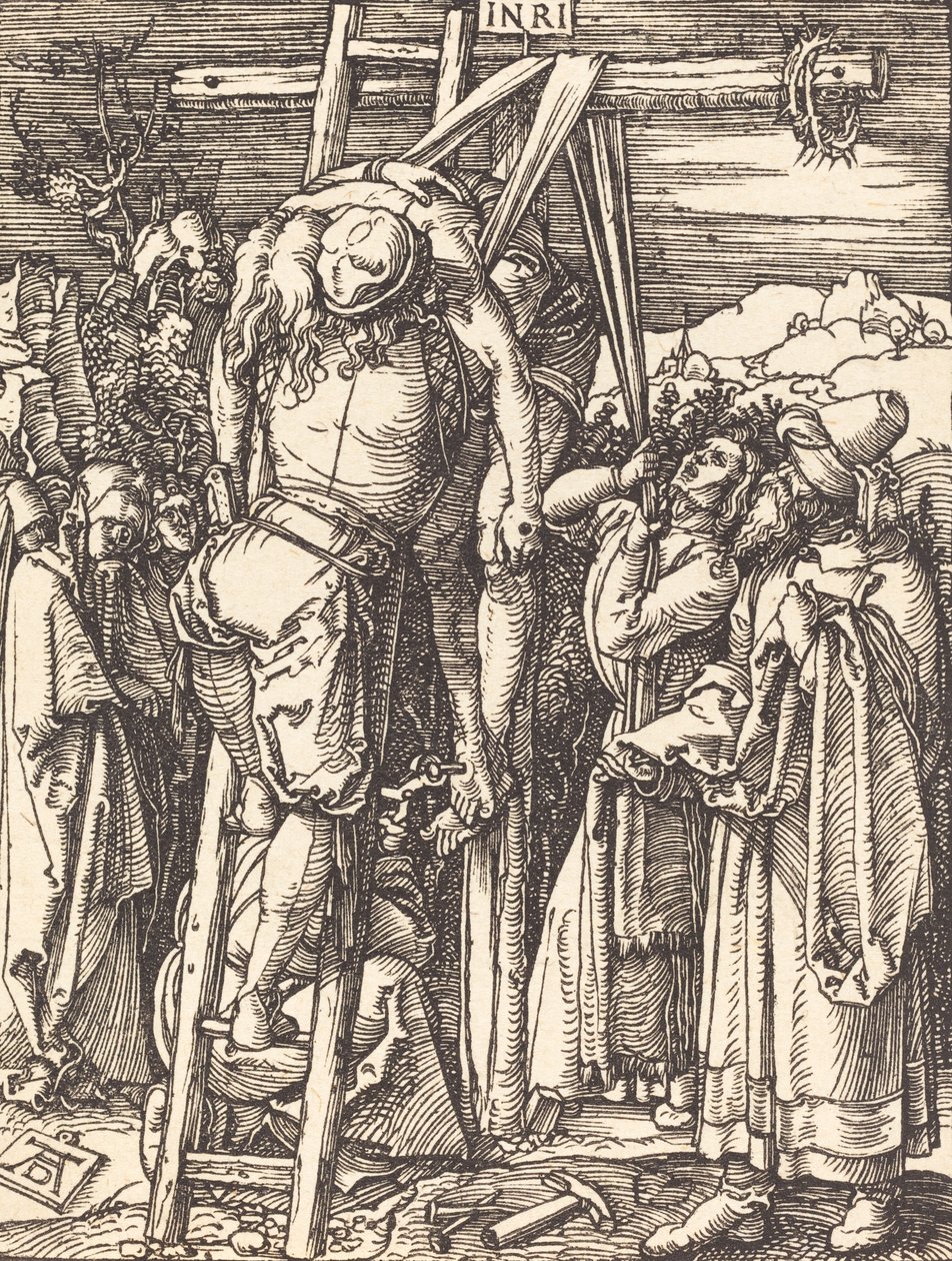 Nedstigningen från korset, troligen ca. 15091510. av Albrecht Dürer
