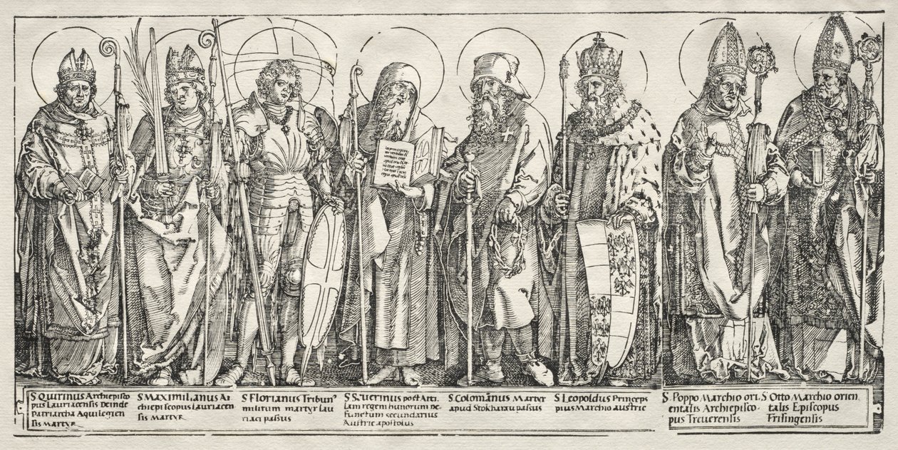 Österrikes åtta heliga av Albrecht Dürer