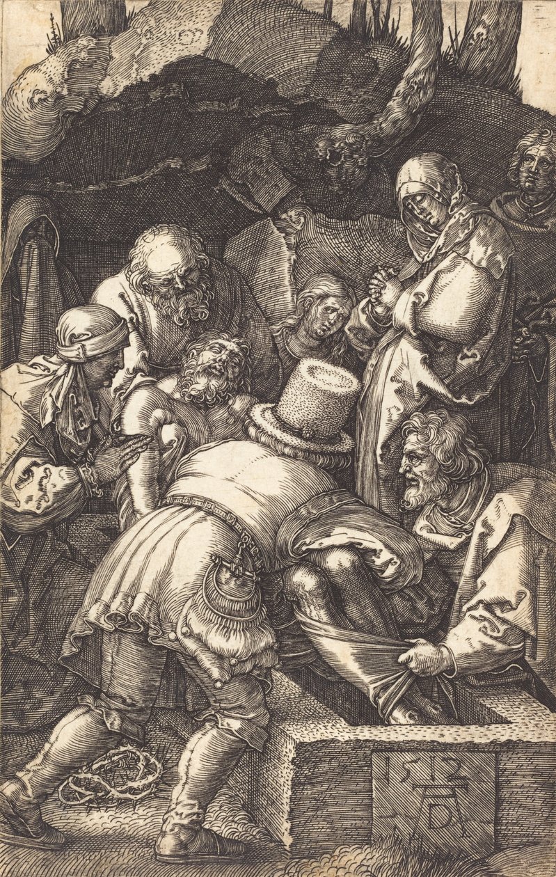 Gravläggningen, 1512. av Albrecht Dürer