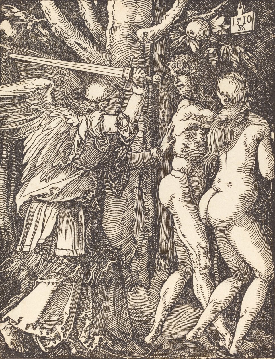 Utdrivningen från paradiset, 1510. av Albrecht Dürer