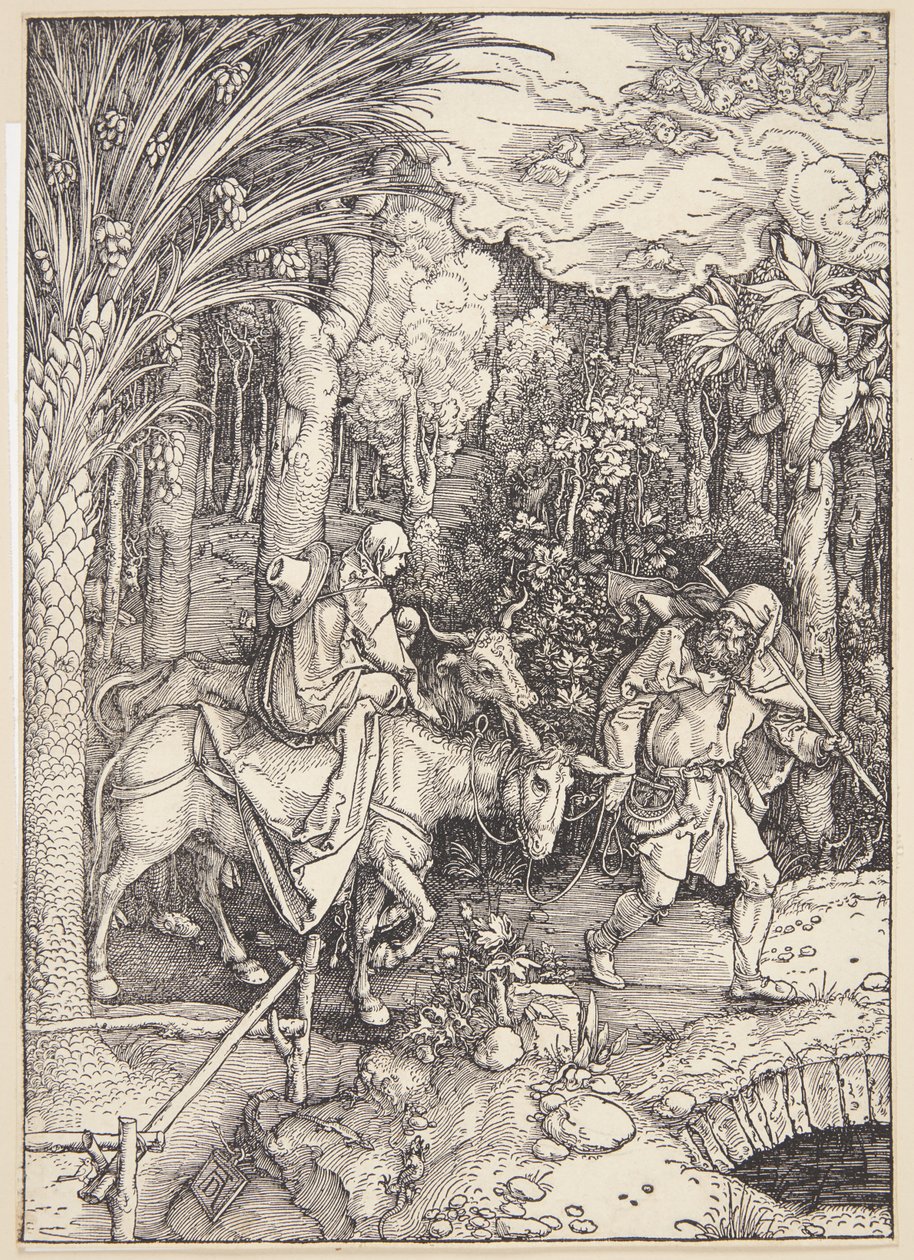 Flygningen till Egypten av Albrecht Dürer