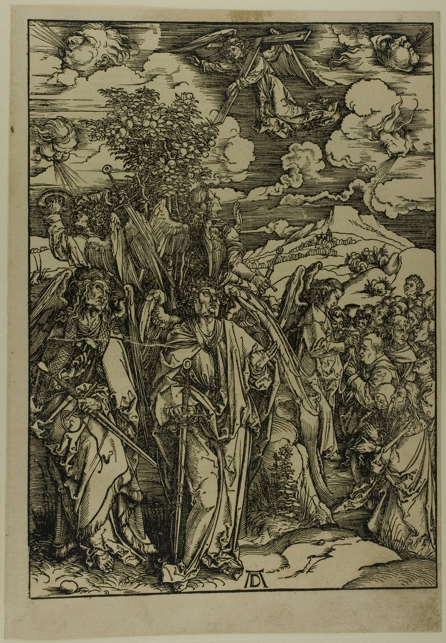 The Four Angels Staying the Winds, från The Apocalypse av Albrecht Dürer