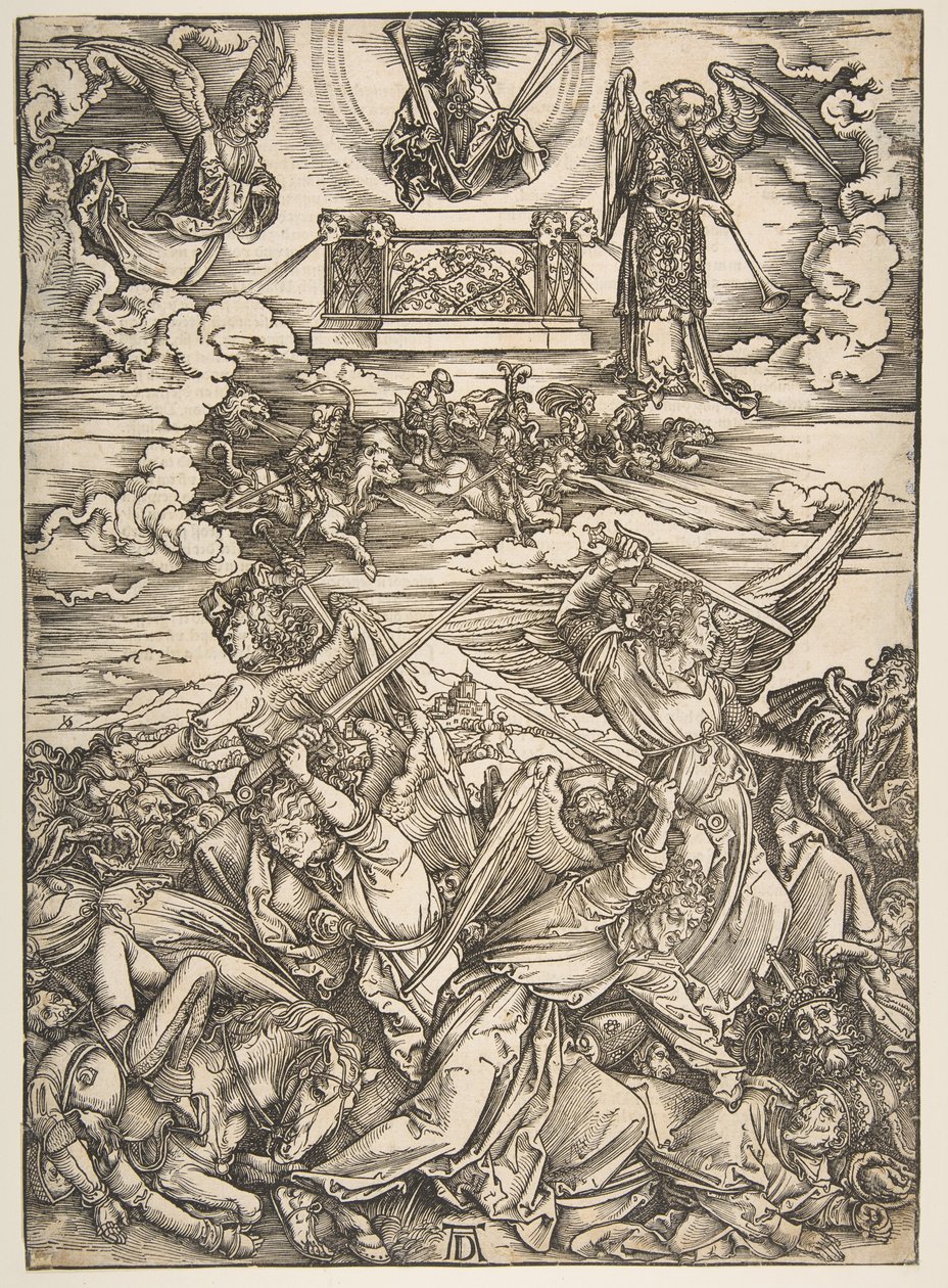 De fyra hämndänglarna, ur ”Uppenbarelseboken” av Albrecht Dürer