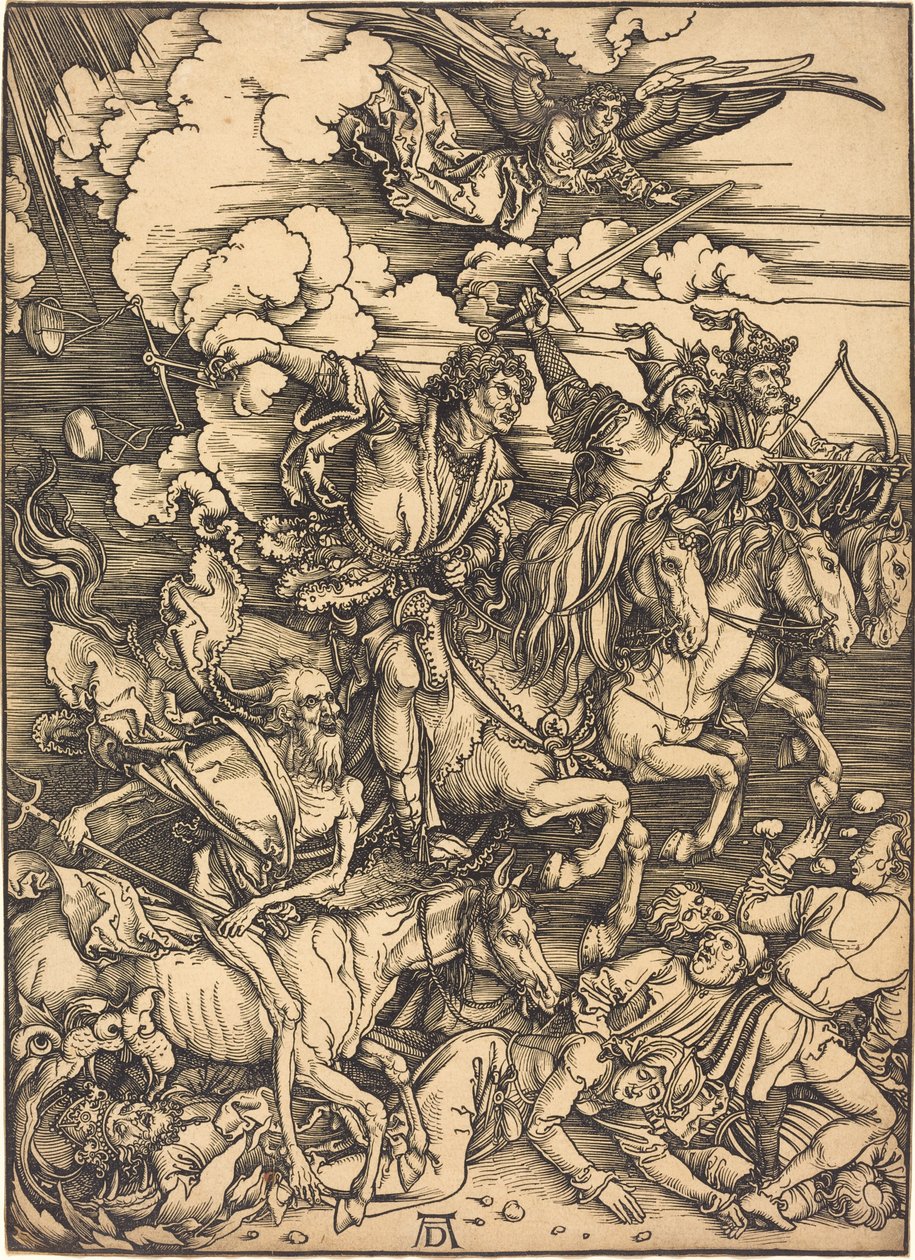 De fyra ryttarna av Albrecht Dürer