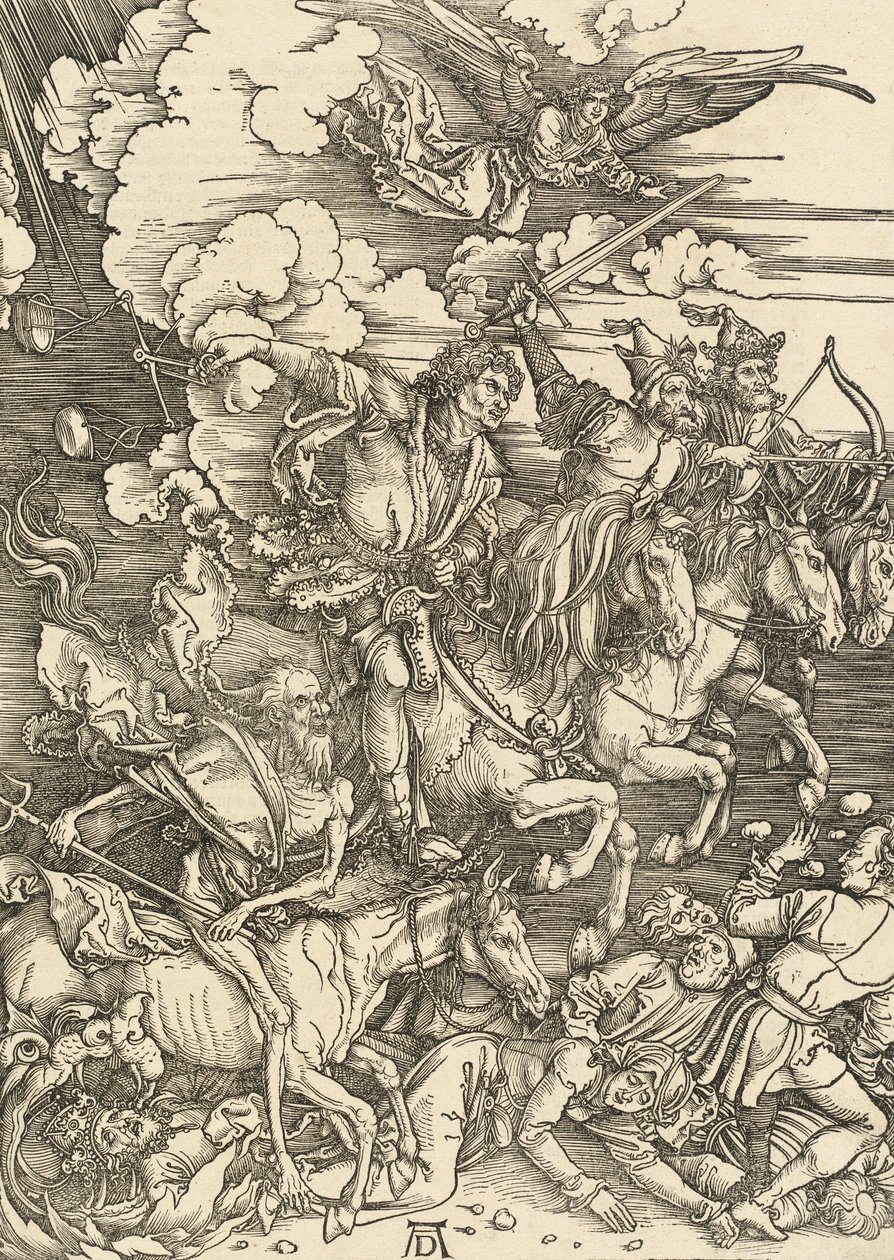 De fyra ryttarna, 1498. av Albrecht Dürer
