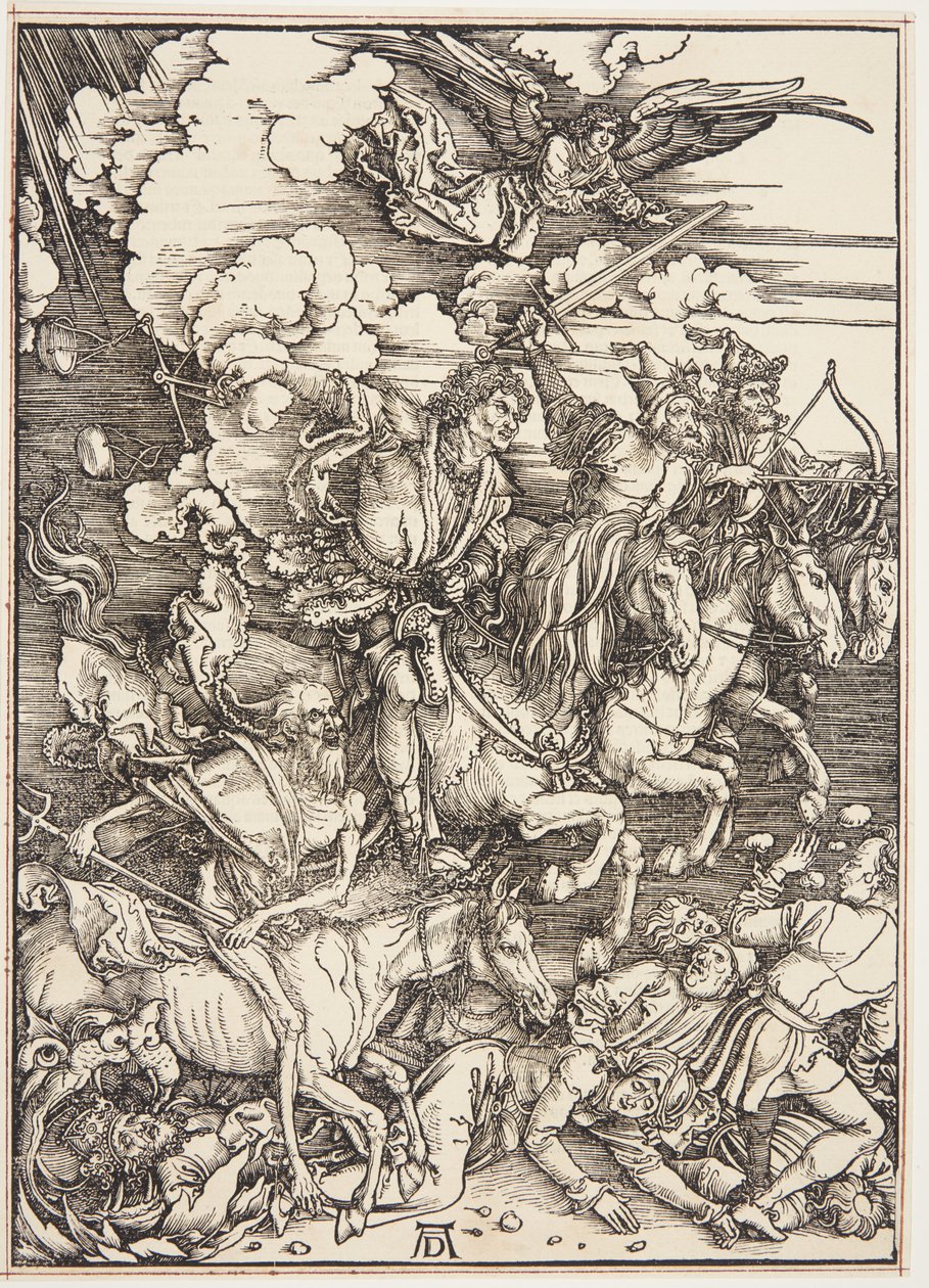 Apokalypsens fyra ryttare av Albrecht Dürer