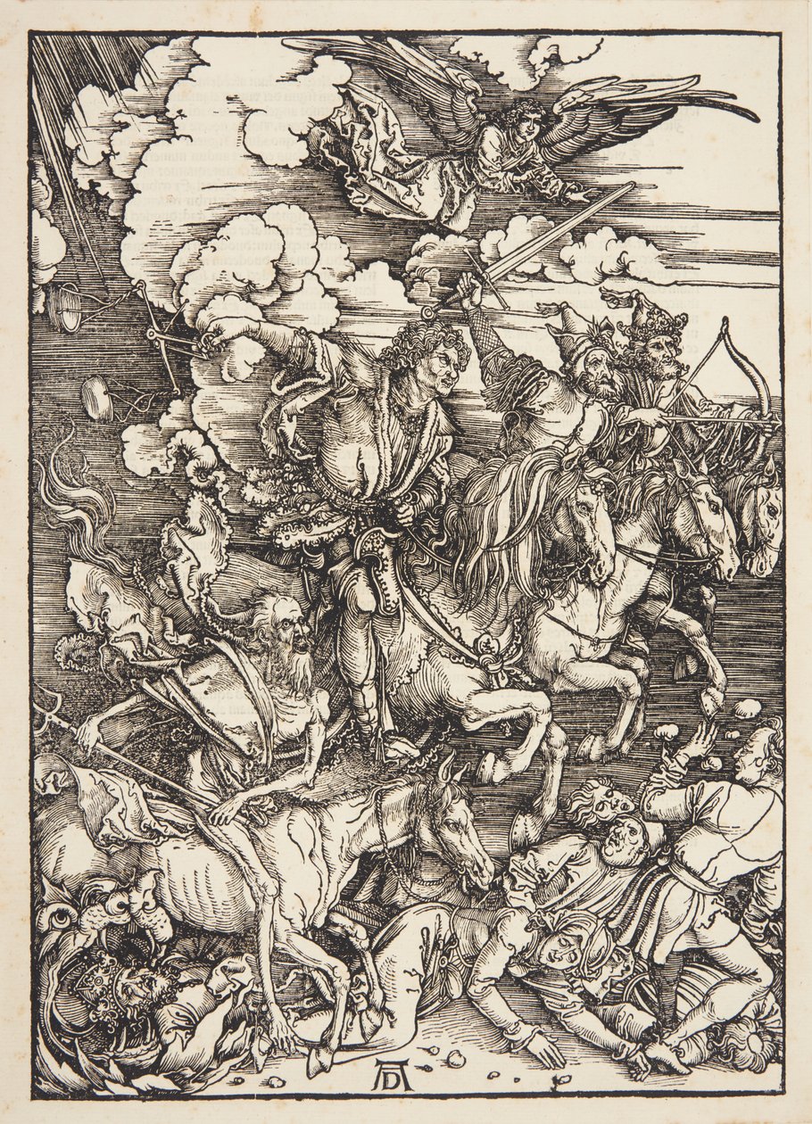 Apokalypsens fyra ryttare av Albrecht Dürer