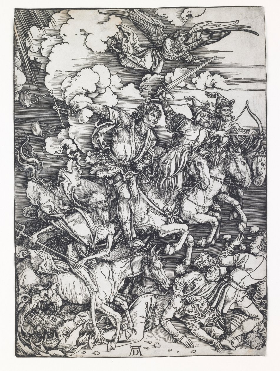 Apokalypsens fyra ryttare av Albrecht Dürer