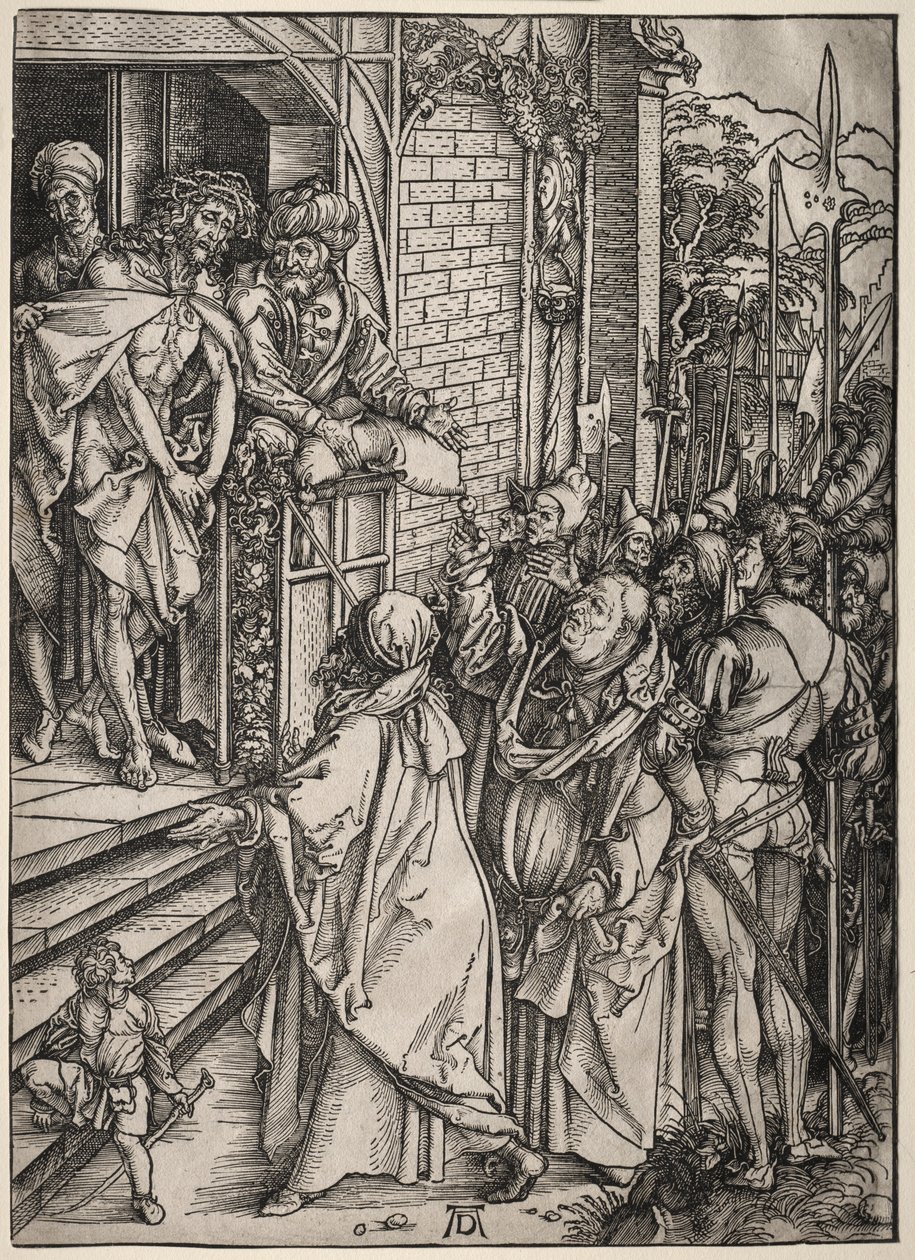 Den stora passionen: Kristus visad för folket. av Albrecht Dürer