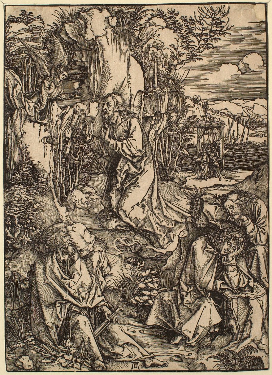 Den stora passionen: Kristus på Olivberget av Albrecht Dürer