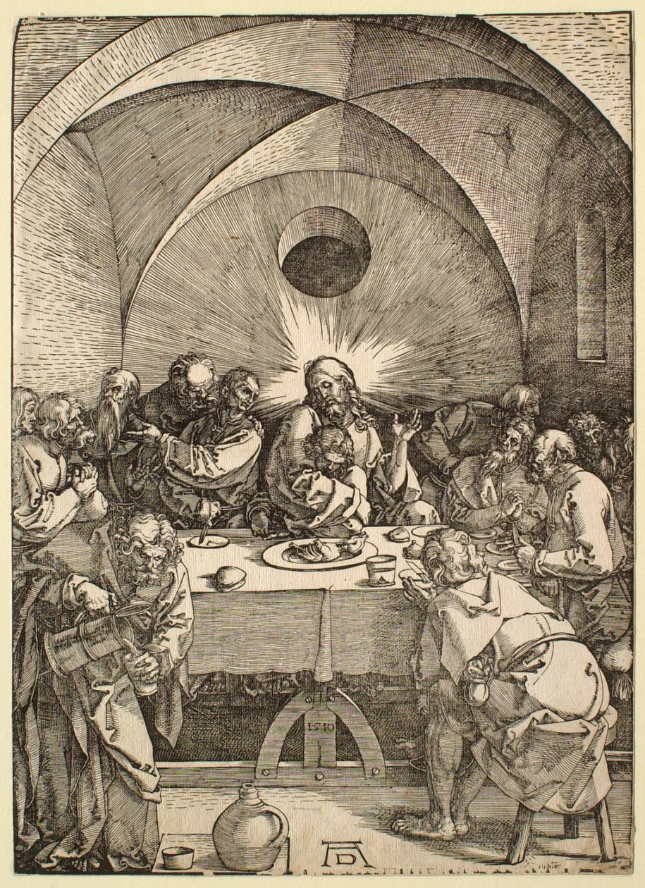 Den stora passionssviten: Nattvarden av Albrecht Dürer
