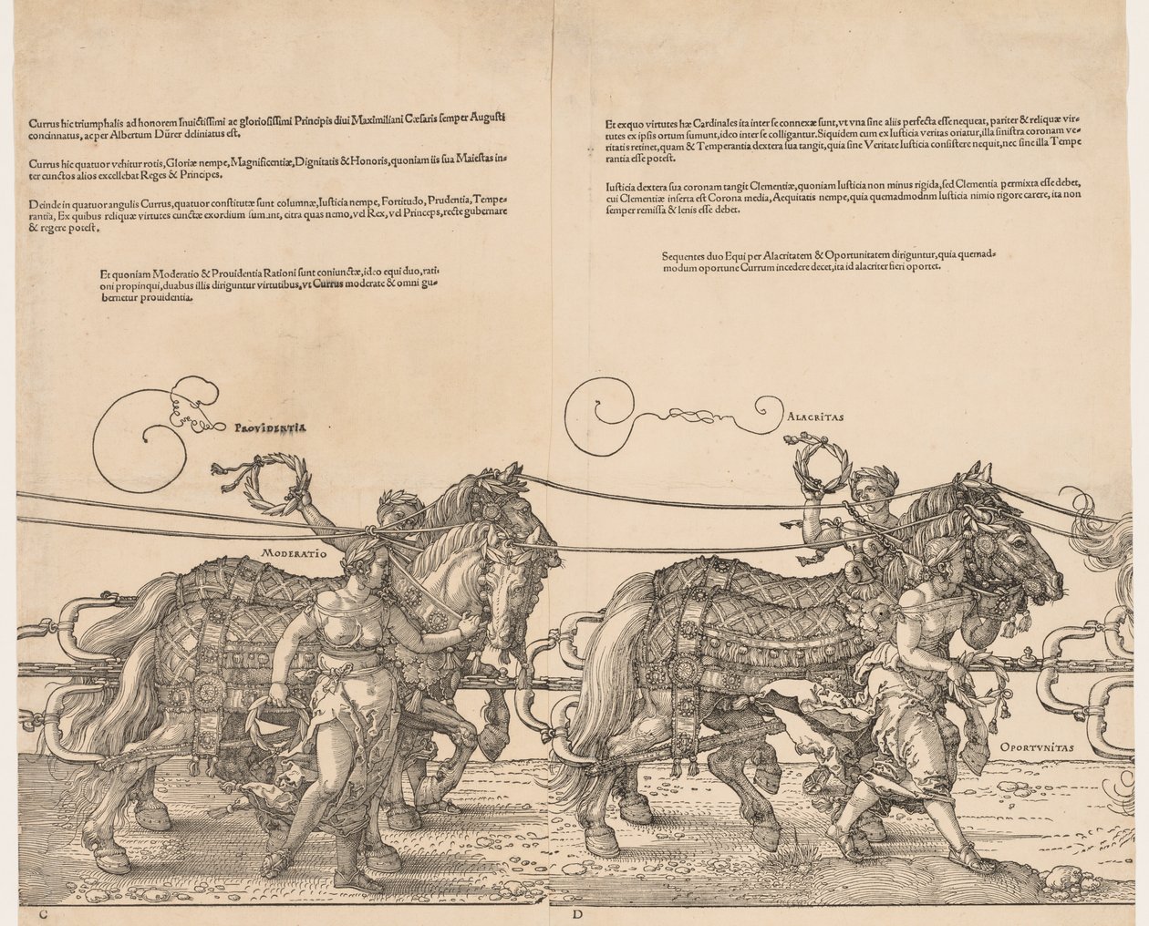 Kejsar Maximilians stora triumfbil av Albrecht Dürer