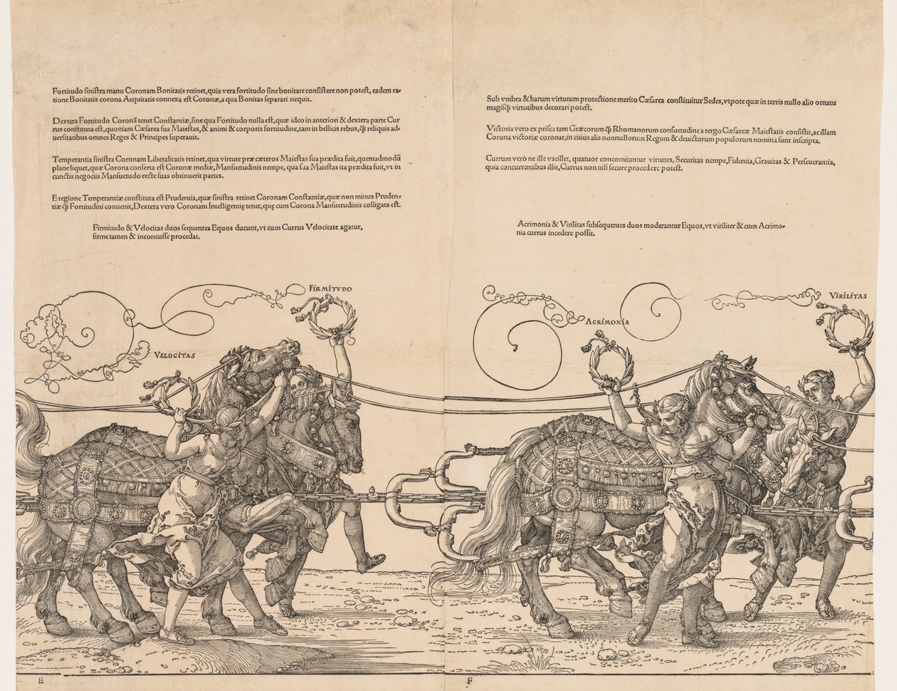 Kejsar Maximilians stora triumfbil av Albrecht Dürer