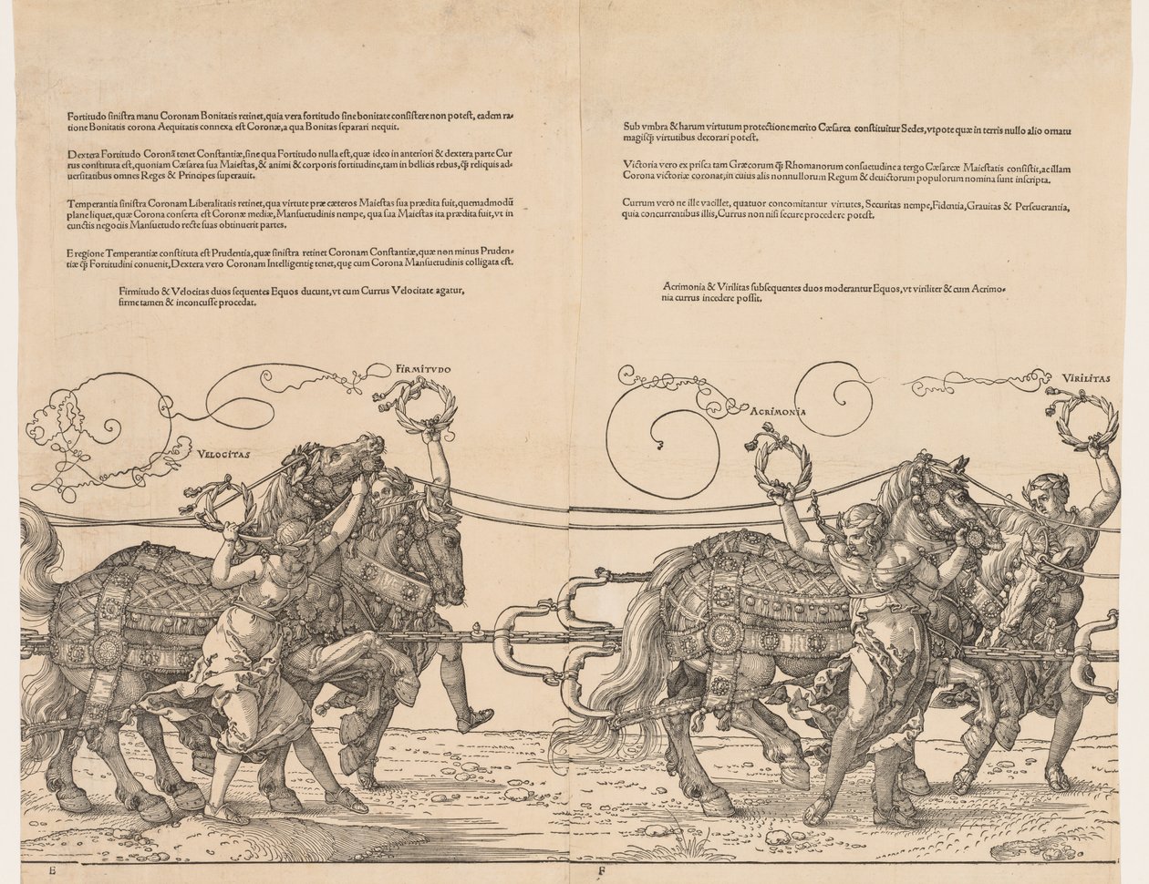 Kejsar Maximilians stora triumfbil, 1523. av Albrecht Dürer