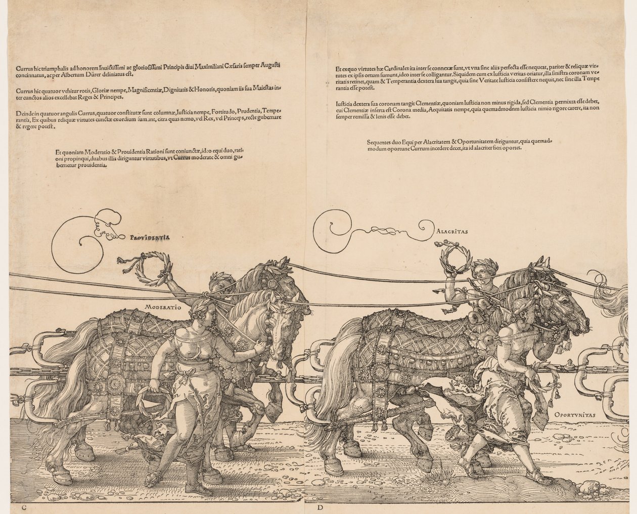 Kejsar Maximilians stora triumfbil, 1523. av Albrecht Dürer