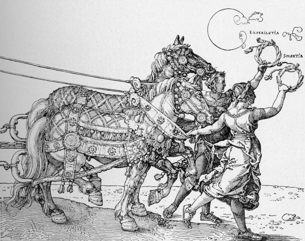 Kejsar Maximilians stora triumfvagn, 1523, 1906 av Albrecht Dürer