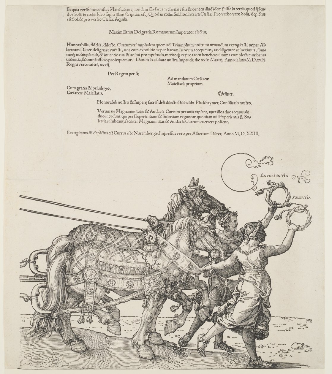 Den stora triumfvagnen: Erfarenhet och skicklighet av Albrecht Dürer