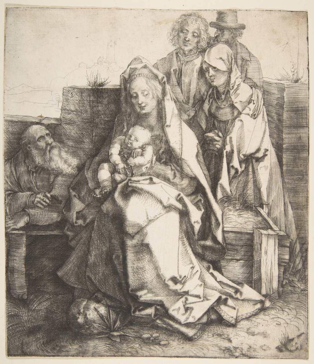 Den heliga familjen, 1512-13. av Albrecht Dürer