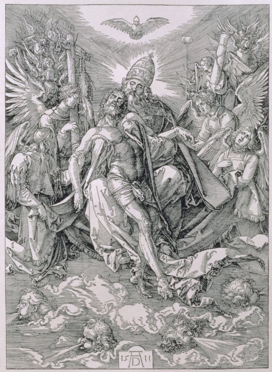Den heliga treenigheten, pub. 1511 av Albrecht Dürer