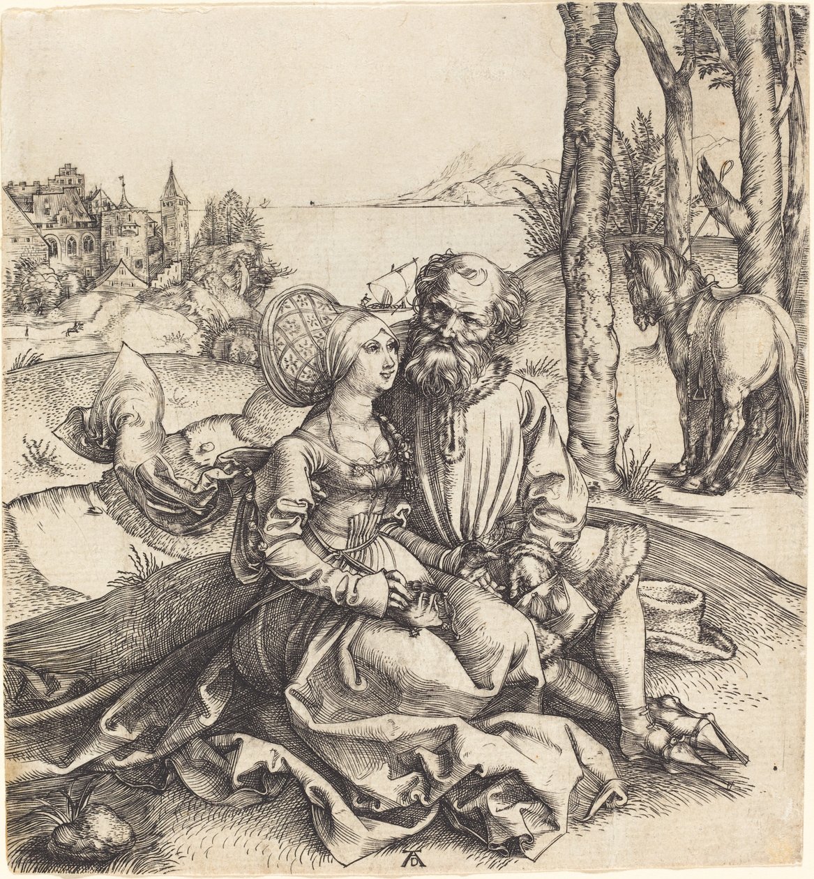 Det illa blandade paret av Albrecht Dürer
