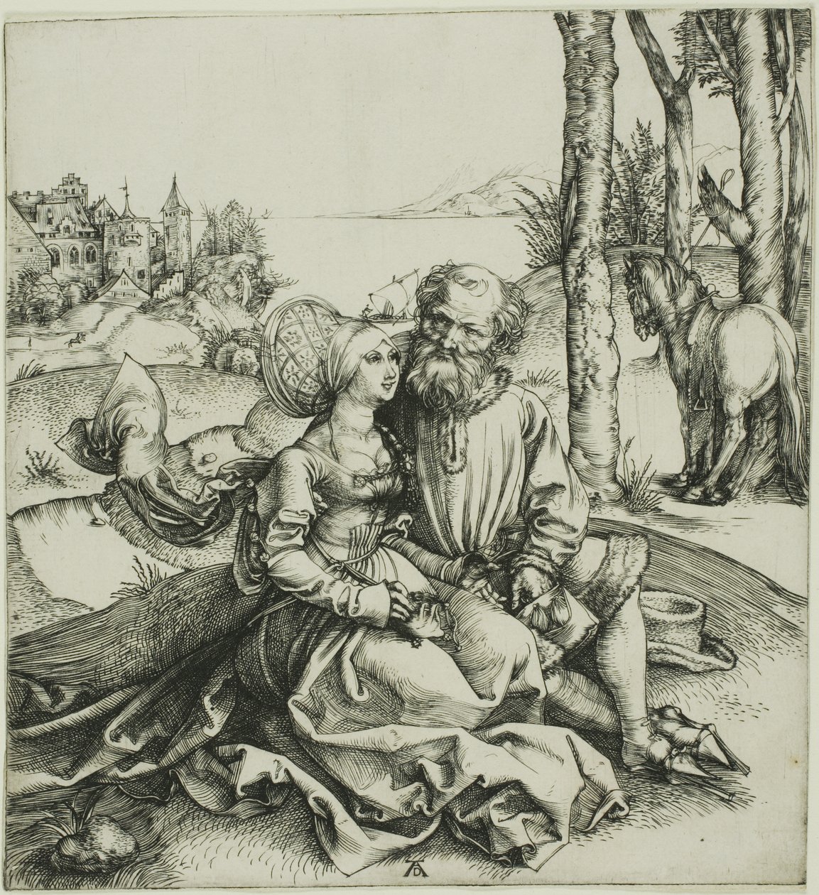 Det illa blandade paret av Albrecht Dürer