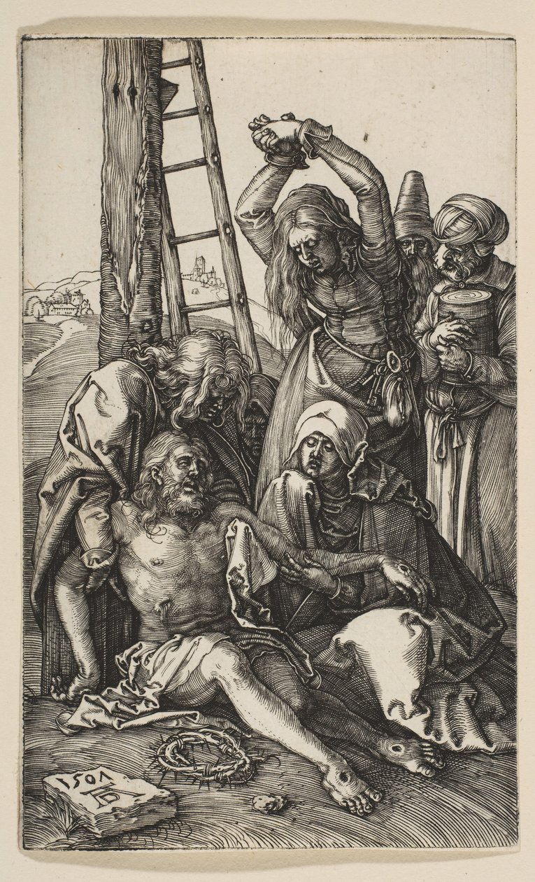 The Lamentation, från The Passion, 1507. av Albrecht Dürer