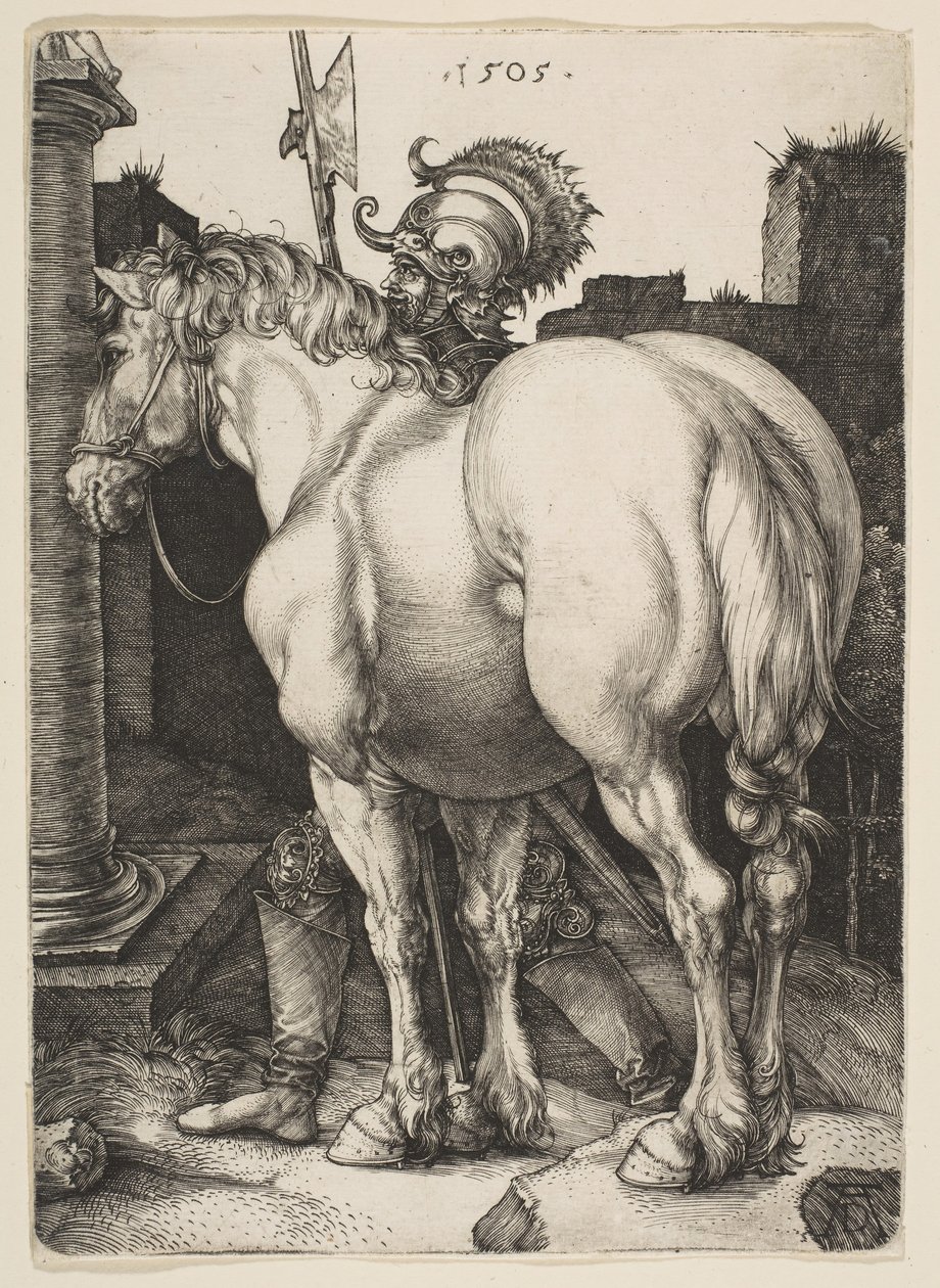 Den stora hästen, 1505. av Albrecht Dürer