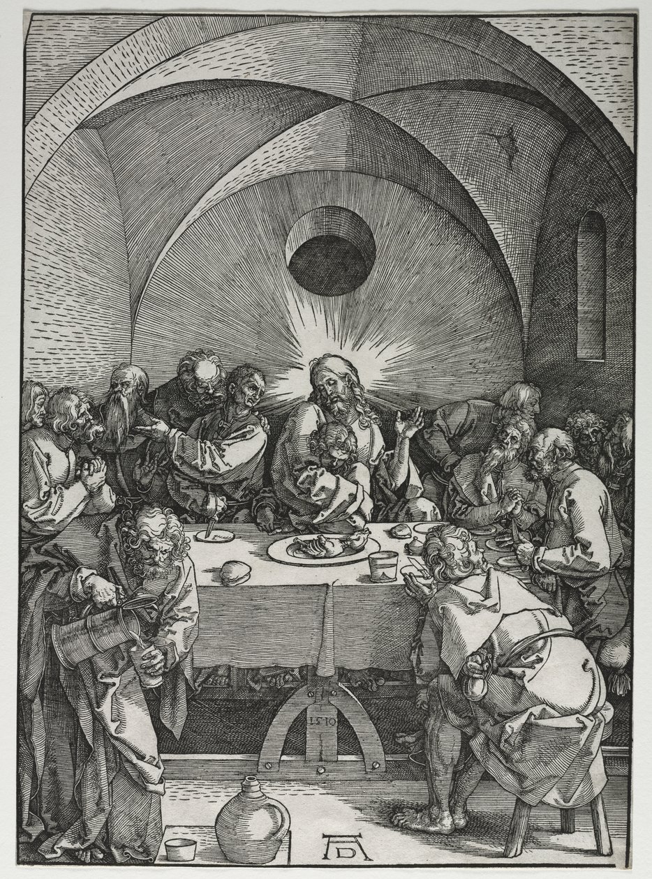Den stora passionen: Nattvarden av Albrecht Dürer