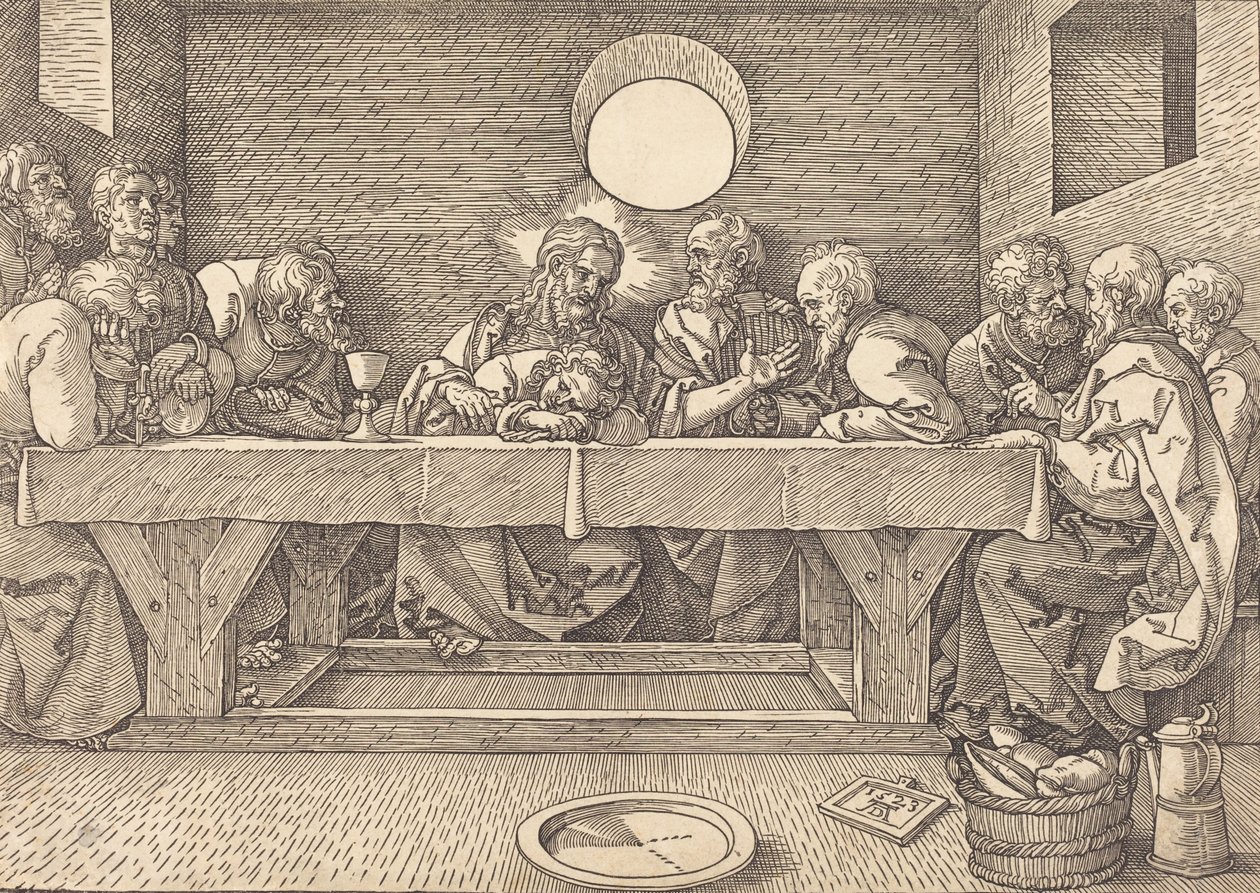 Den sista måltiden, 1523. av Albrecht Dürer