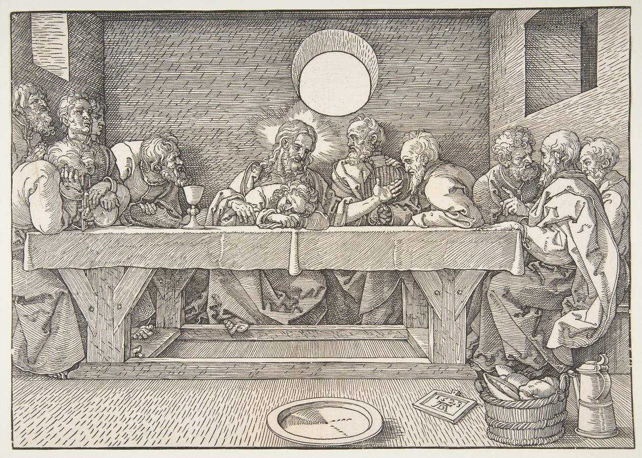 Den sista måltiden, 1523. av Albrecht Dürer