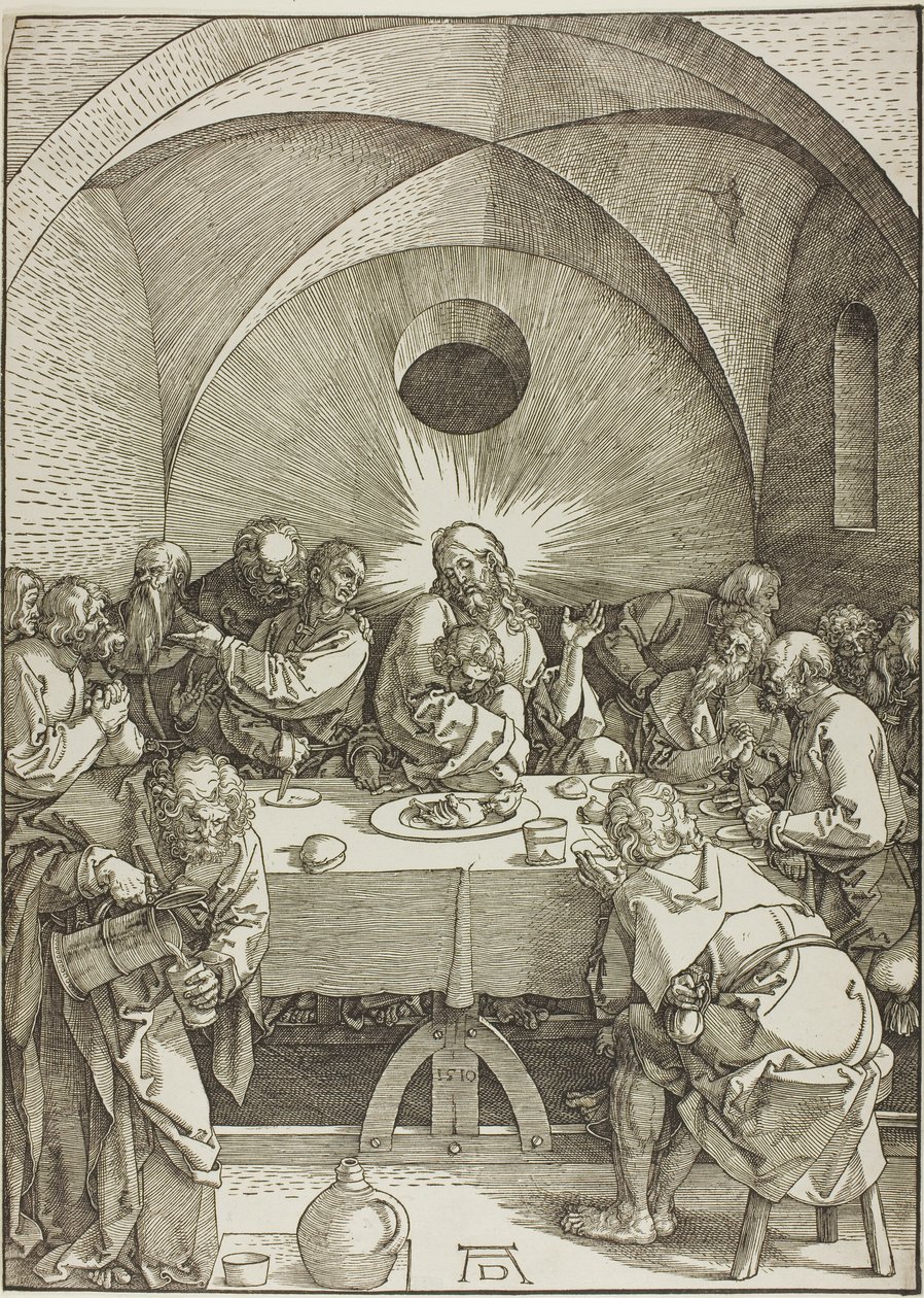 Nattvarden, från Den stora passionen av Albrecht Dürer